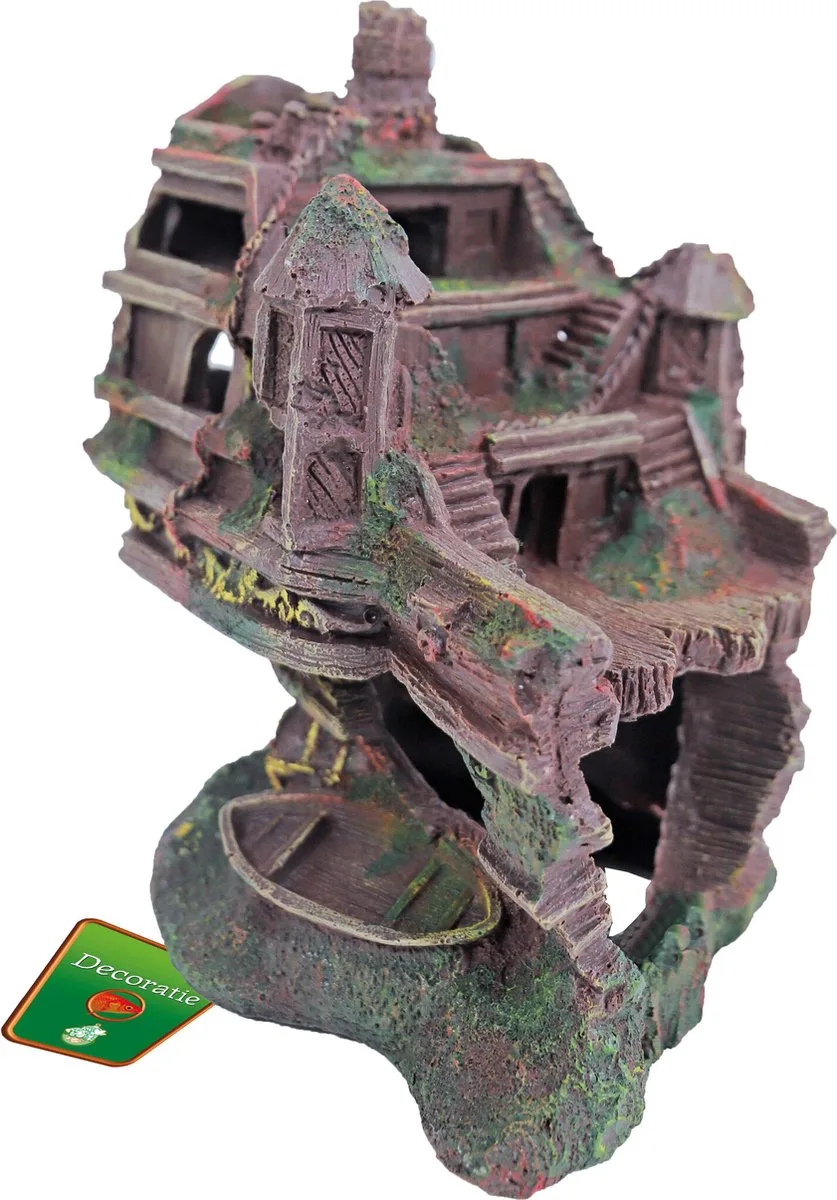 Polyresin ornament achterdeel schip 20x15x23 cm Gebr de Boon fra Gebr. de Boon i Brun – produktbillede