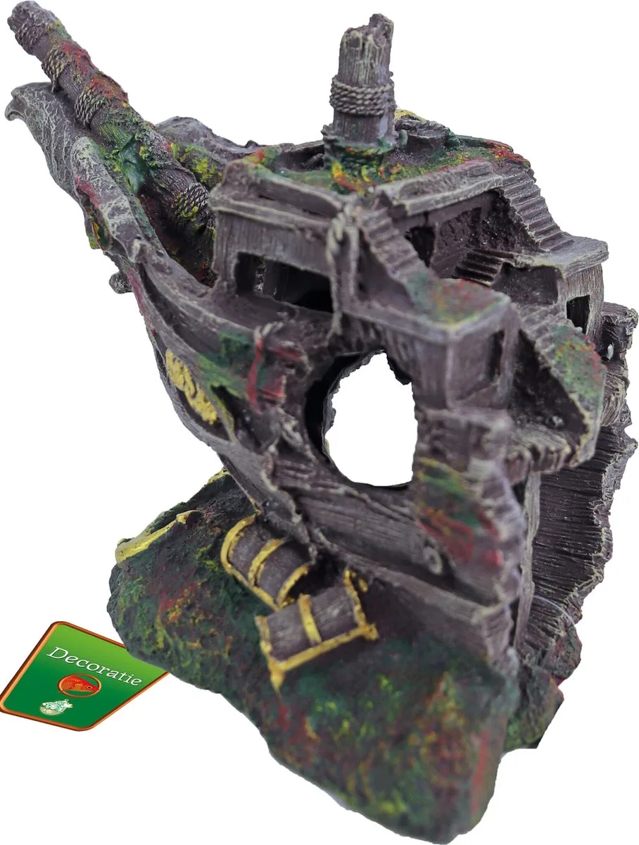 Polyresin ornament voorsteven schip 23x15x20 cm Gebr de Boon van Gebr. de Boon in Bruin – productfoto