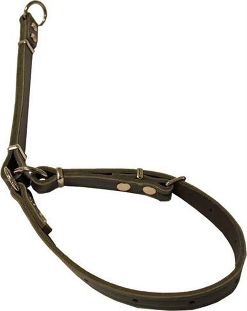 Sliphalsband verstelbaar donkerbruin 14 mm - 50 cm van Gebr. de Boon in Bruin – productfoto