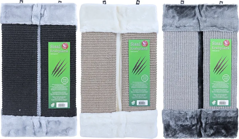 Trixie Sisal Hoek Krabplank Met Pluche by Gebr. de Boon in Beige – product photo