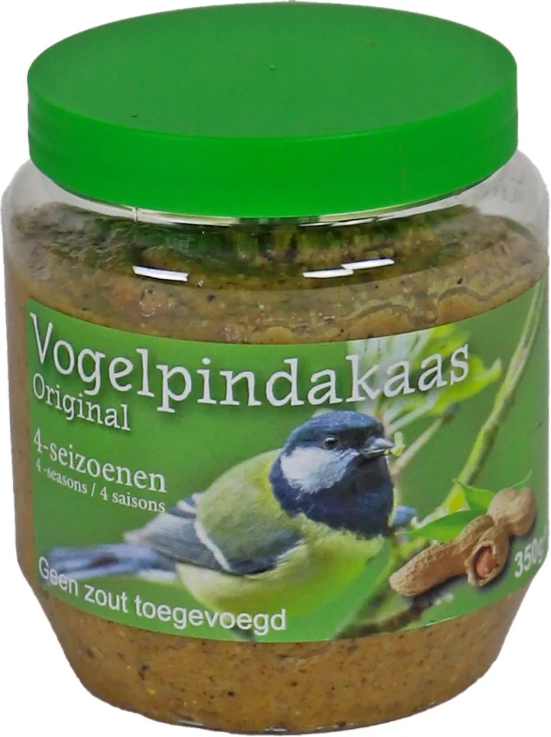 Vogelpindakaas 4-Seizoenen Original, 350gr. fra Gebr. de Boon – produktbillede