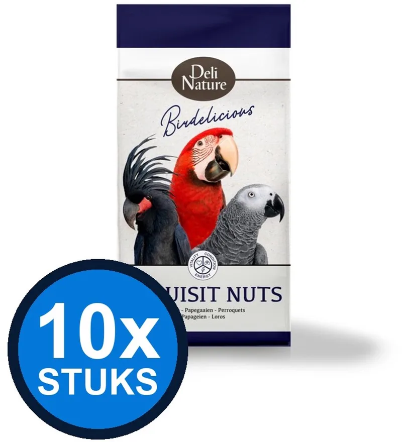 10x Deli Nature - Birdelicious exquisit nuts 750gr - Vogelvoer - 750 g de Deli Nature – photo produit