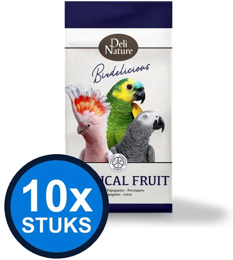 10x Deli Nature - Birdelicious tropical fruit 750gr - Vogelvoer - 750 g by Deli Nature – product photo