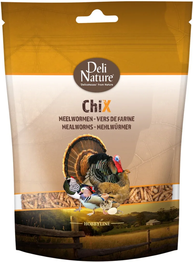 10x Deli Nature Chix Meelwormen 200 gr by Deli Nature – product photo