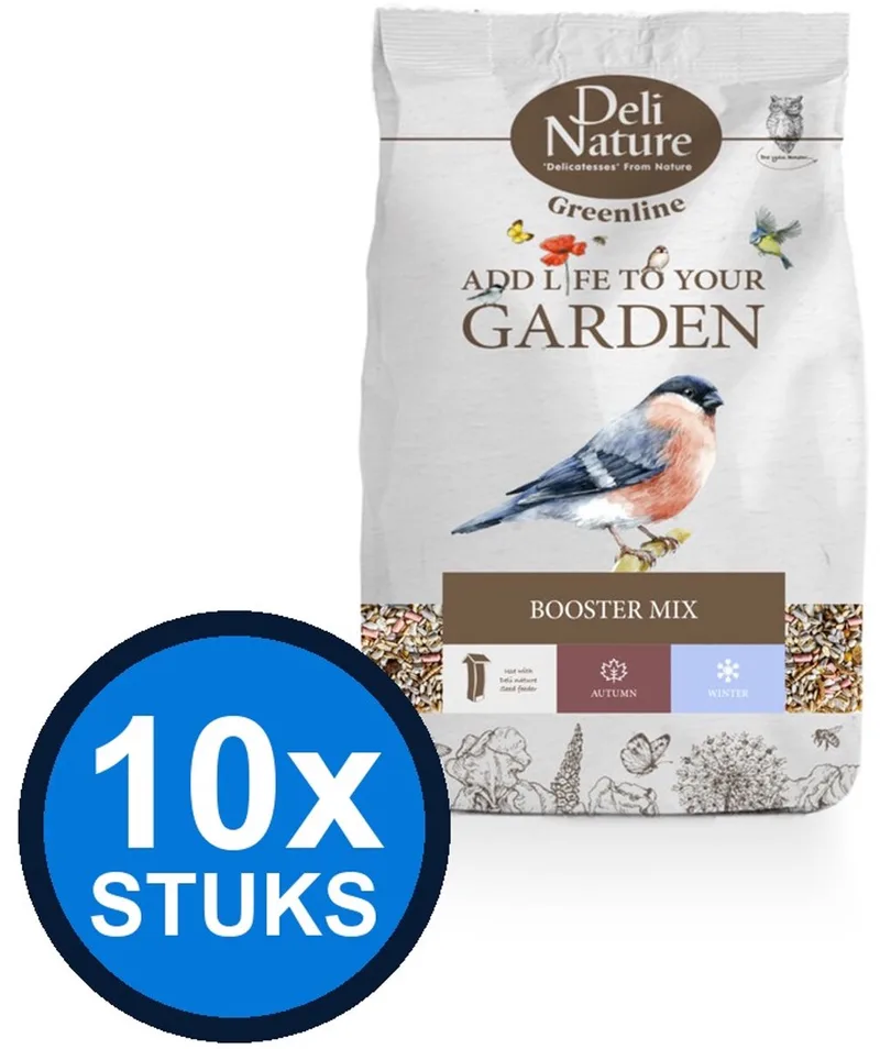 10x Deli Nature - Greenline booster mix 850gr - Vogelvoer - 850 g von Deli Nature – Produktfoto