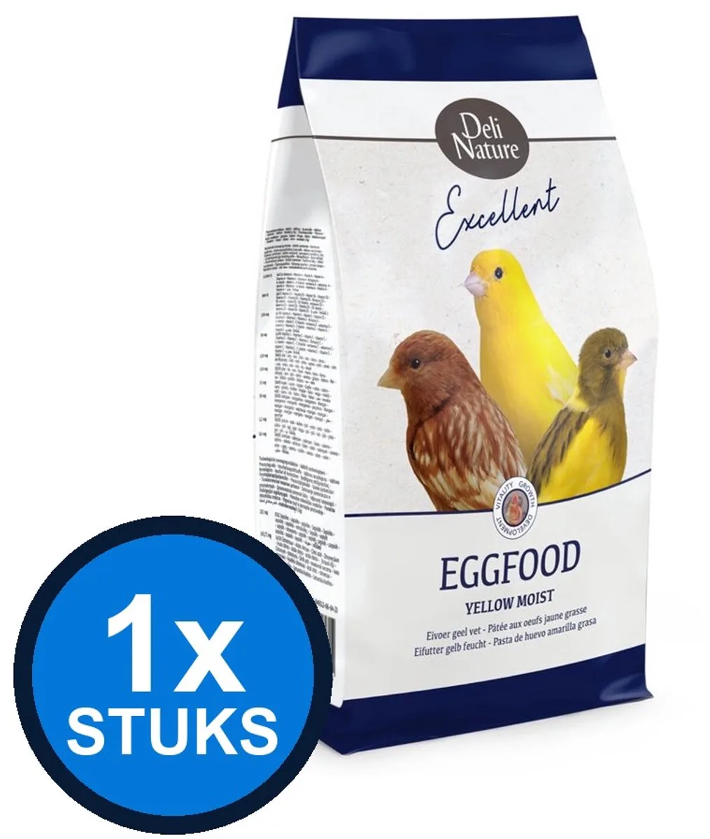 1x Deli Nature Eivoer Vet Geel - Vogelvoer de Deli Nature – photo produit