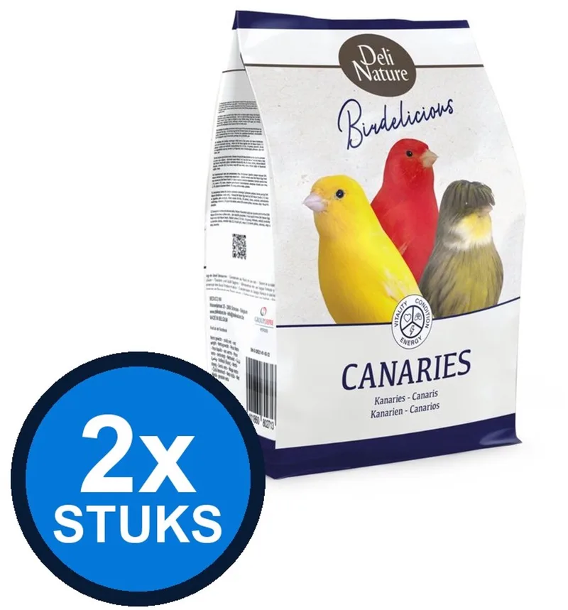 2x Deli Nature - Birdelicious kanaries 2,5kg - Vogelvoer - 2.5 kg von Deli Nature – Produktfoto