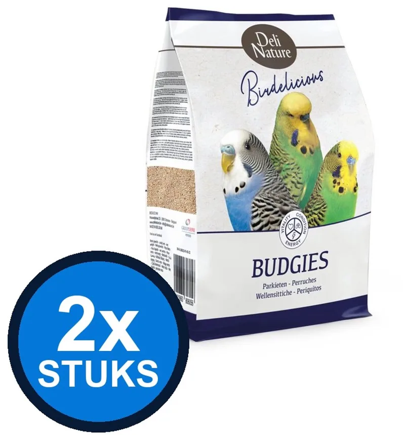 2x Deli Nature - Birdelicious parkieten 2,5kg - Vogelvoer - 2.5 kg von Deli Nature – Produktfoto