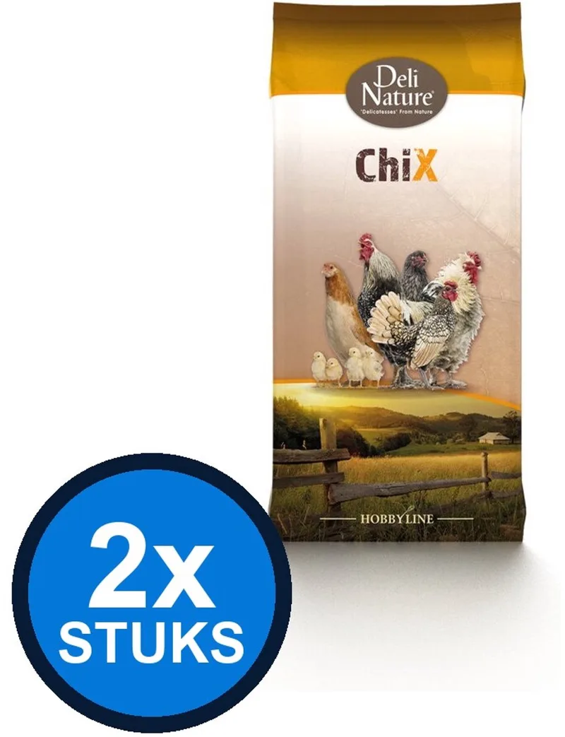 2x Deli Nature - ChiX leg pellet 4kg - Kippenvoer - 4 kg by Deli Nature – product photo