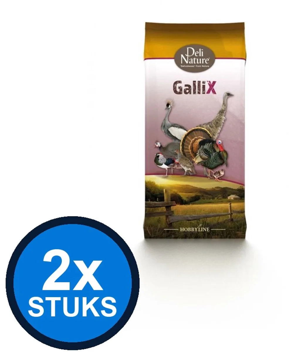 2x Deli Nature - GalliX ornamental power mix 4kg - Pluimveevoer - 4 kg fra Deli Nature – produktbillede