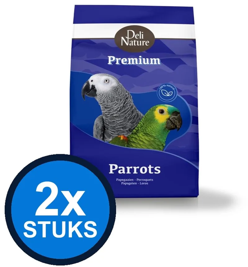 2x Deli Nature - Premium papegaaien 3kg - Vogelvoer - 3 kg by Deli Nature – product photo