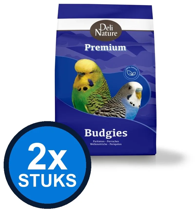 2x Deli Nature - Premium parkieten 4kg - Vogelvoer - 4 kg by Deli Nature – product photo