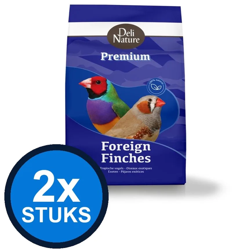 2x Deli Nature - Premium tropische vogels 4kg - Vogelvoer - 4 kg de Deli Nature – photo produit