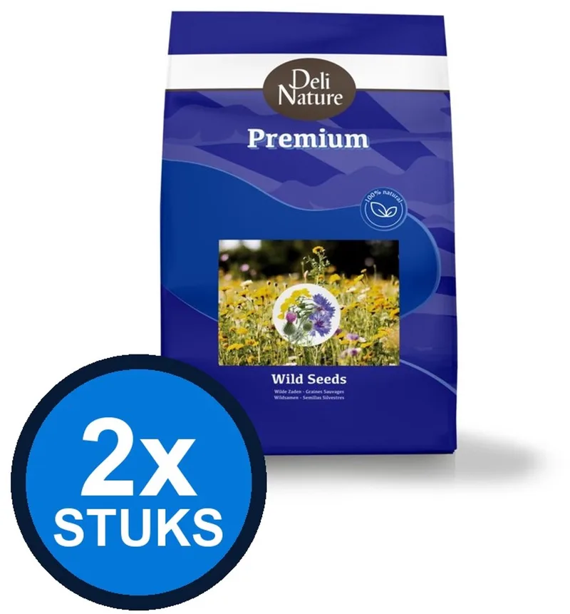2x Deli Nature - Premium wilde zaden 3kg - Vogelvoer - 3 kg de Deli Nature – photo produit