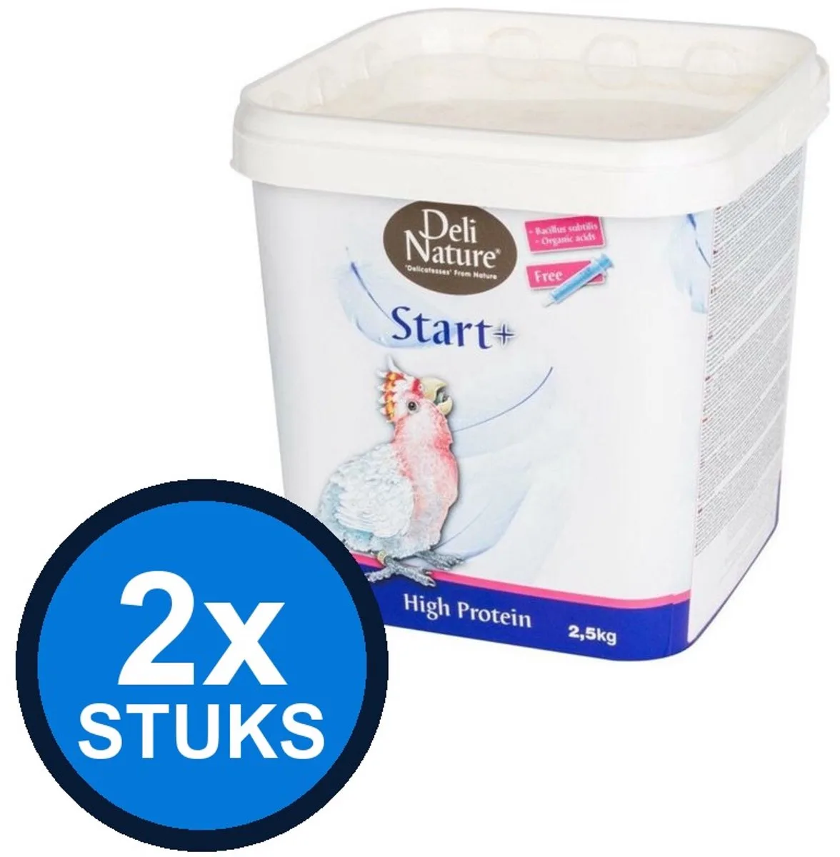 2x Deli Nature - Start+ high protein 2,5kg - Vogelvoer - 2.5 kg fra Deli Nature – produktbillede