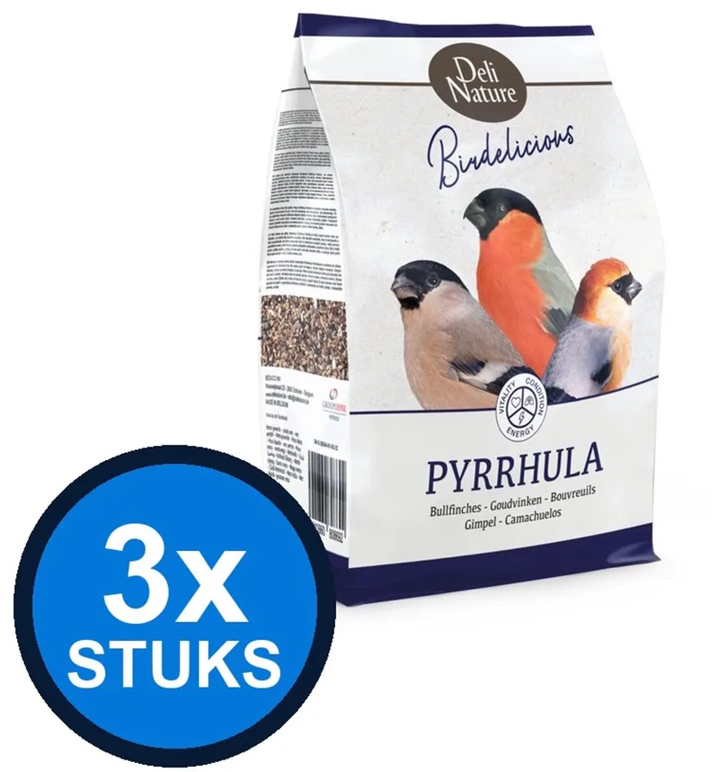 3x Deli Nature - Birdelicious pyrrhula goudvinken 2kg - Vogelvoer - 2 kg by Deli Nature – product photo