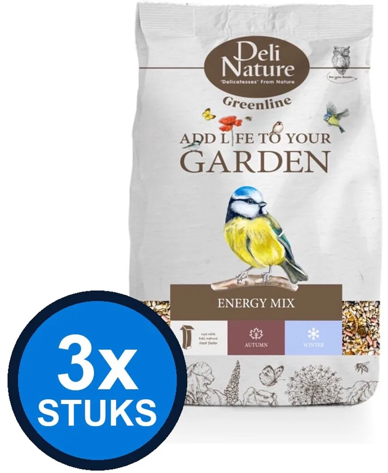 3x Deli Nature - Greenline energy mix 2kg - Vogelvoer - 2 kg by Deli Nature – product photo