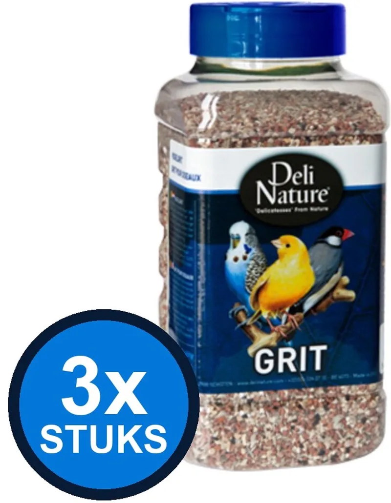 3x Deli Nature - vogelgrit 1,2kg - Vogelvoer - 1.2 kg by Deli Nature – product photo