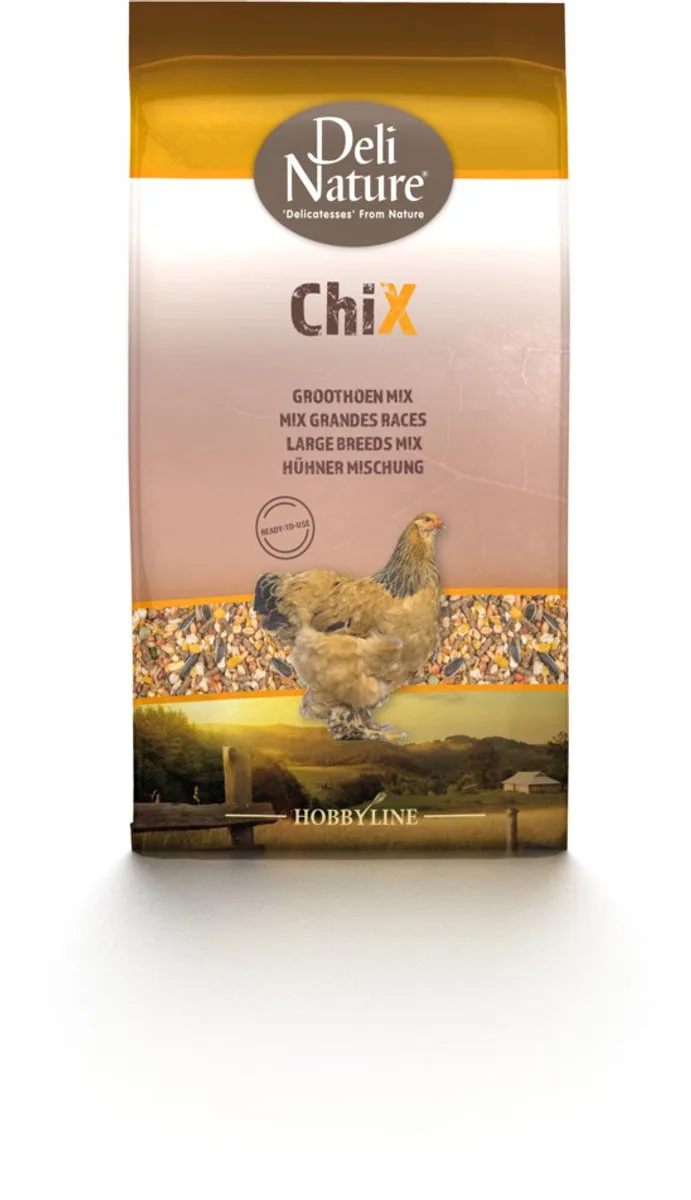 4x Deli Nature Chix Kant en Klaar Groothoen Mix 4 kg van Deli Nature – productfoto