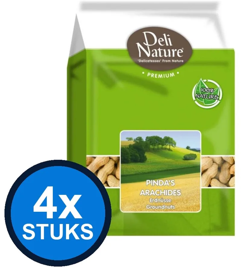 4x Deli Nature - Premium doppinda's 1,6kg - Vogelvoer - 1.6 kg von Deli Nature – Produktfoto