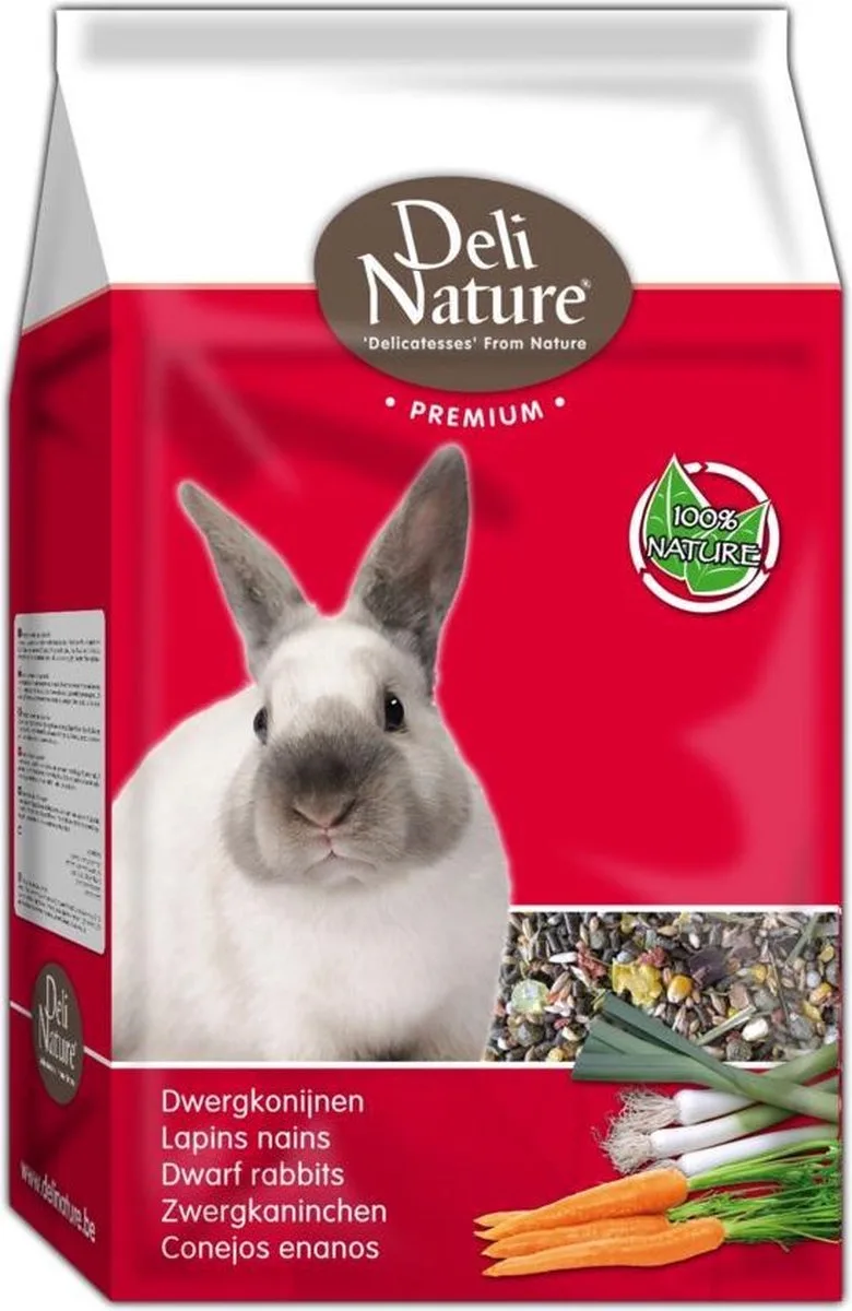 4x Deli Nature Premium Konijnen 3 kg van Deli Nature – productfoto