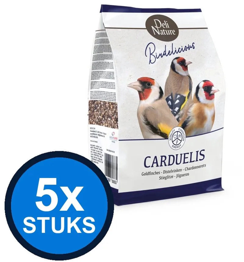 5x Deli Nature - Birdelicious carduelis distelvinken 2kg - Vogelvoer - 2 kg de Deli Nature – photo produit