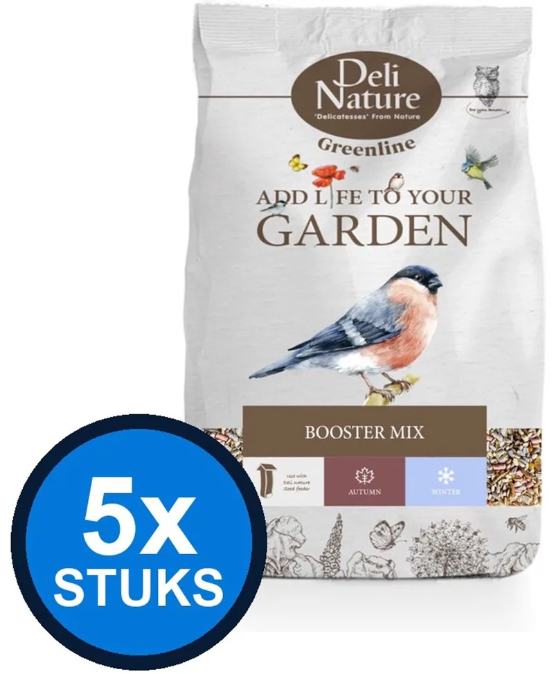 5x Deli Nature - Greenline booster mix 2kg - Vogelvoer - 2 kg von Deli Nature – Produktfoto