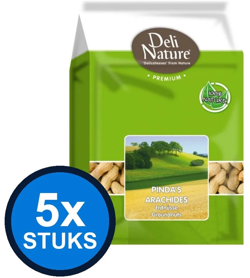 5x Deli Nature - Premium doppinda's 1,6kg - Vogelvoer - 1.6 kg de Deli Nature – photo produit
