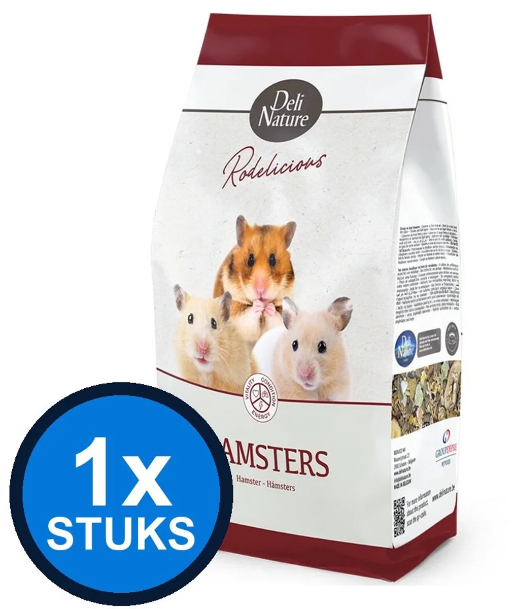 5x Deli Nature - Rodelicious dwerghamsters/muizen/gerbils 750gr de Deli Nature – photo produit