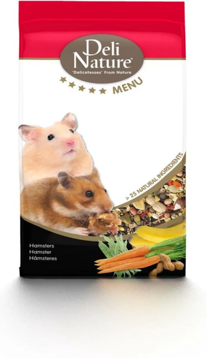 5x Deli Nature Rodelicious Hamsters 750 gr van Deli Nature – productfoto