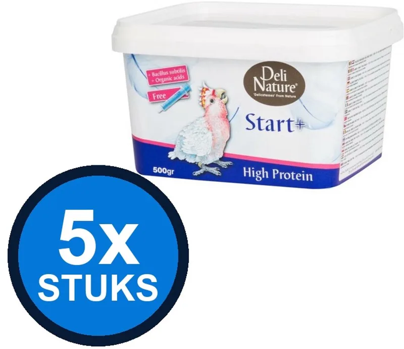 5x Deli Nature - Start+ high protein 500gr - Vogelvoer - 500 g by Deli Nature – product photo