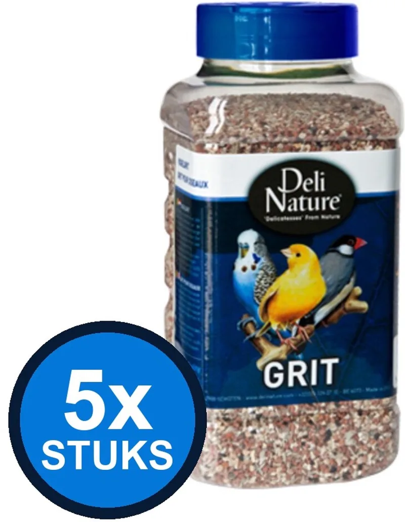 5x Deli Nature - vogelgrit 1,2kg - Vogelvoer - 1.2 kg de Deli Nature – photo produit