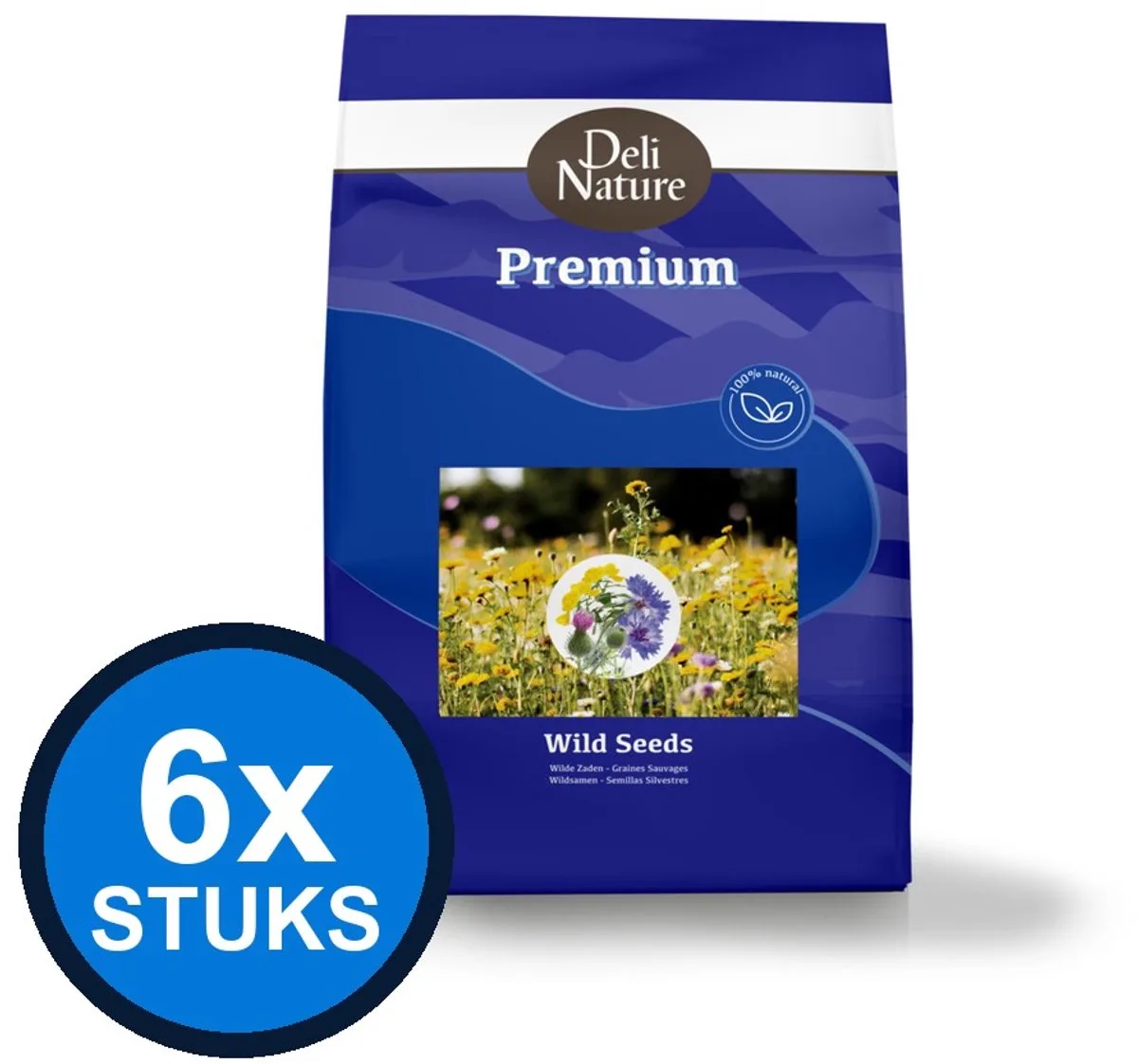6x Deli Nature Premium wilde zaden 600gr van Deli Nature – productfoto