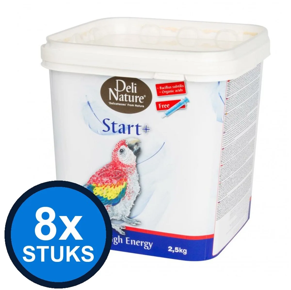 8x Deli Nature - Start+ high energy 500gr - Vogelvoer - 500 g de Deli Nature – photo produit