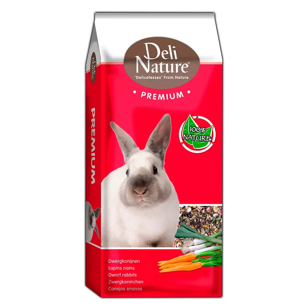Alimento Premium Para Enanos-3kg Kaninchenfutter von Deli Nature – Produktfoto