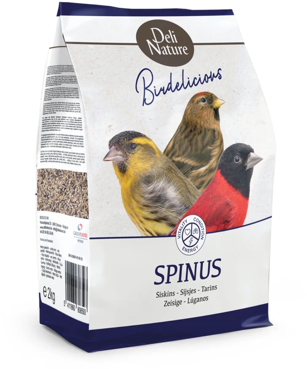 Aves Cultura Spinus Sijsjes - 4 x 2 kg - Voordeelverpakking de Deli Nature – photo produit