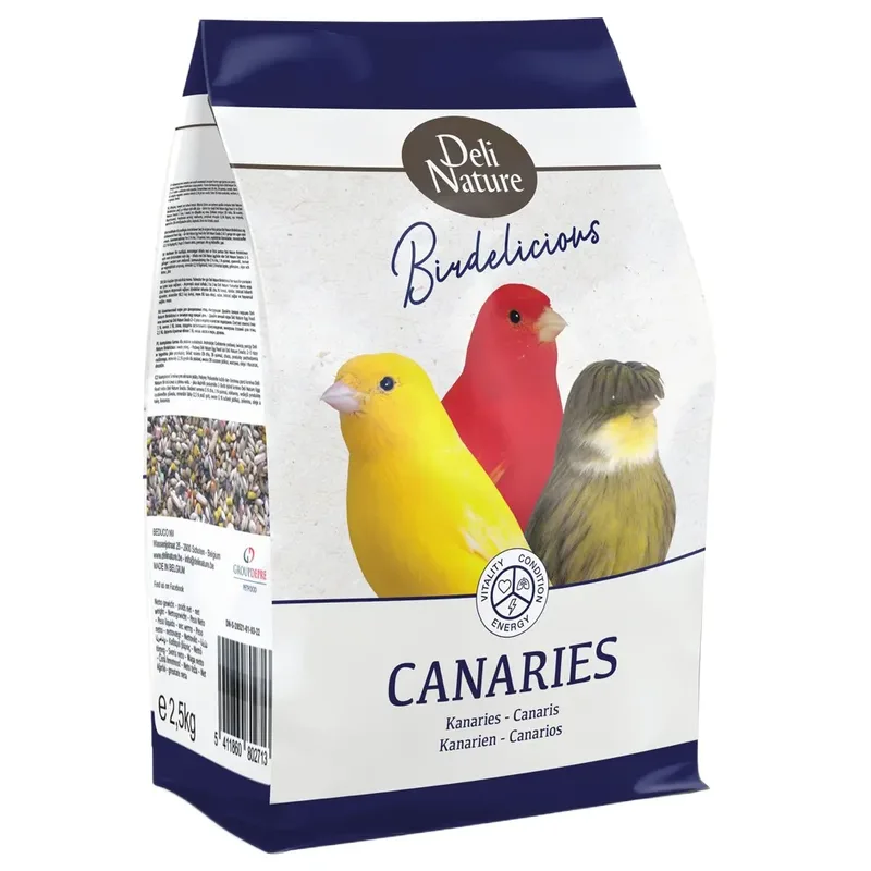 Birdelicious Canarios-800g Vogelvoer de Deli Nature – photo produit 1 sur 2