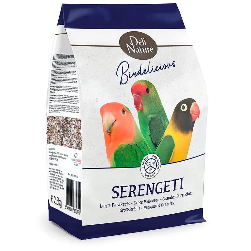 Birdelicious Cotorras Africanas-2.5kg Vogelvoer by Deli Nature – product photo 1 of 2