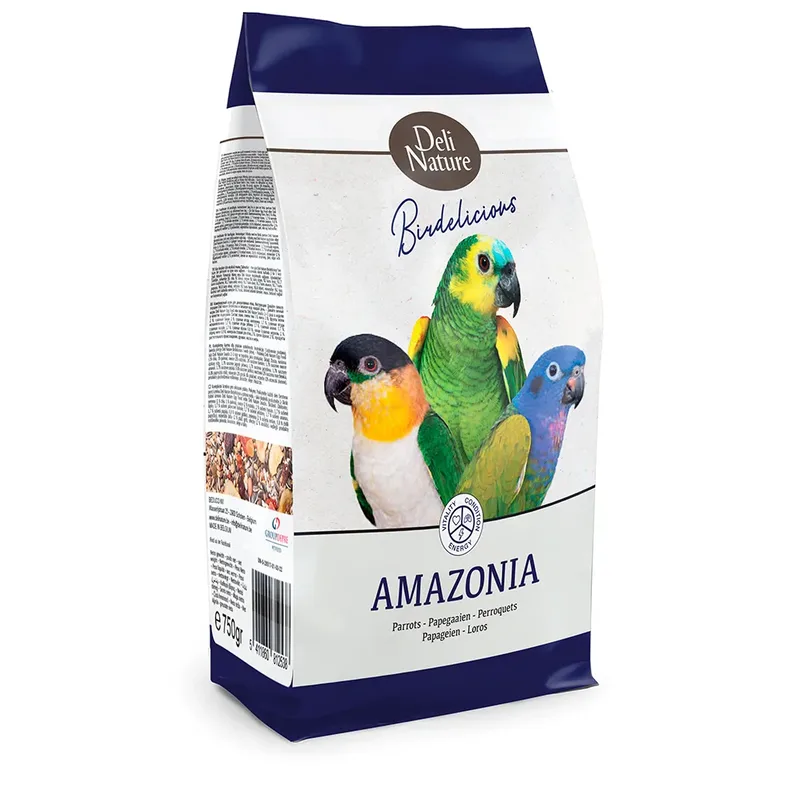 Birdelicious Cotorras Amazonia-800g Vogelvoer by Deli Nature – product photo 1 of 2