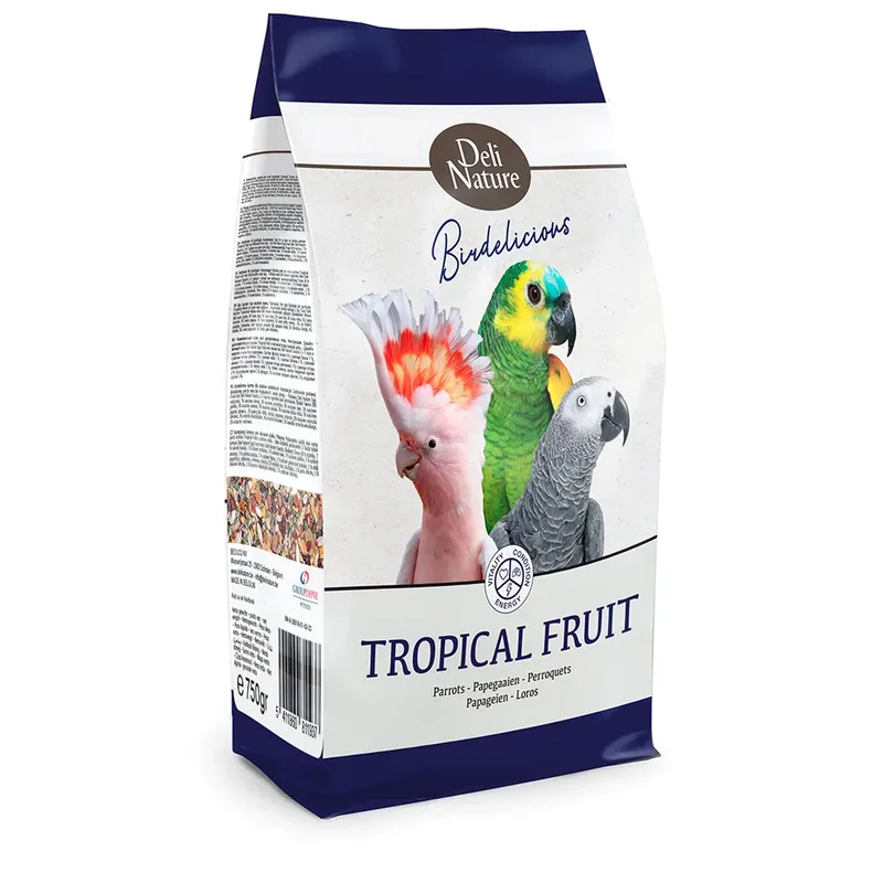 Birdelicious Frutas Tropicales-750g Vogelvoer de Deli Nature – photo produit 1 sur 2