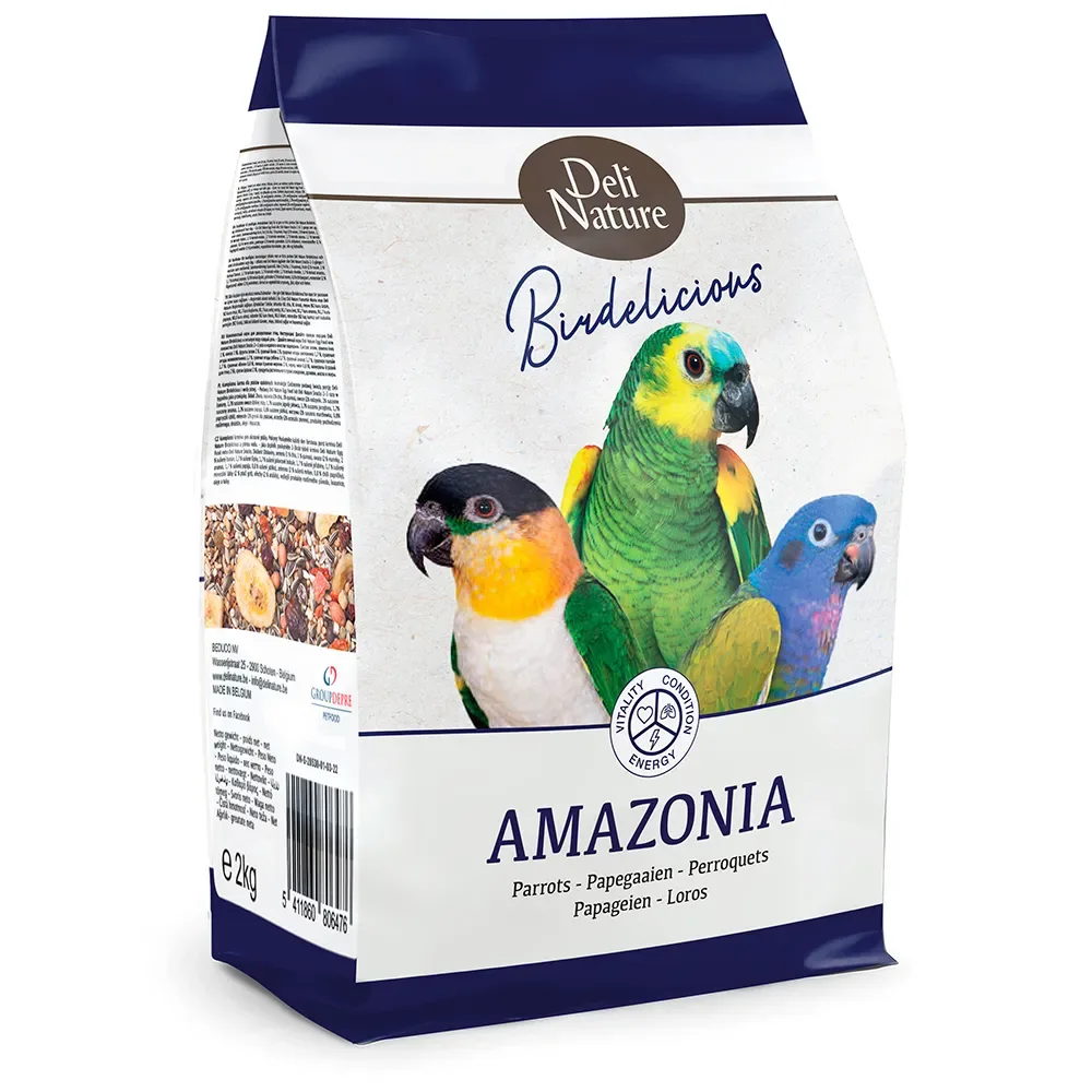 Nourriture Pour Oiseaux Birdelicious Loros Amazonia-2kg de Deli Nature – photo produit