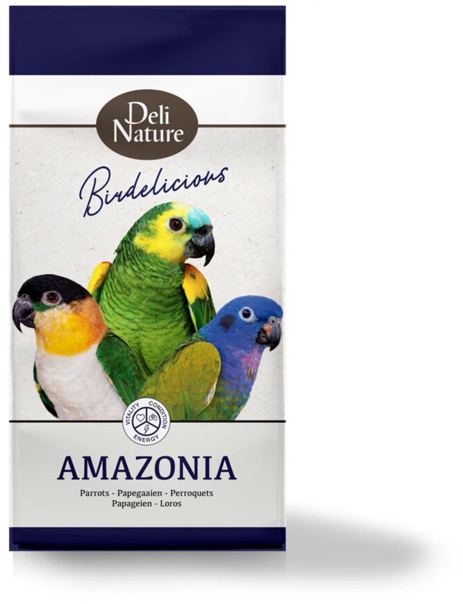 Birdelicious Papegaaien Amazonia - 5 x 750 gr - Voordeelverpakking de Deli Nature – photo produit