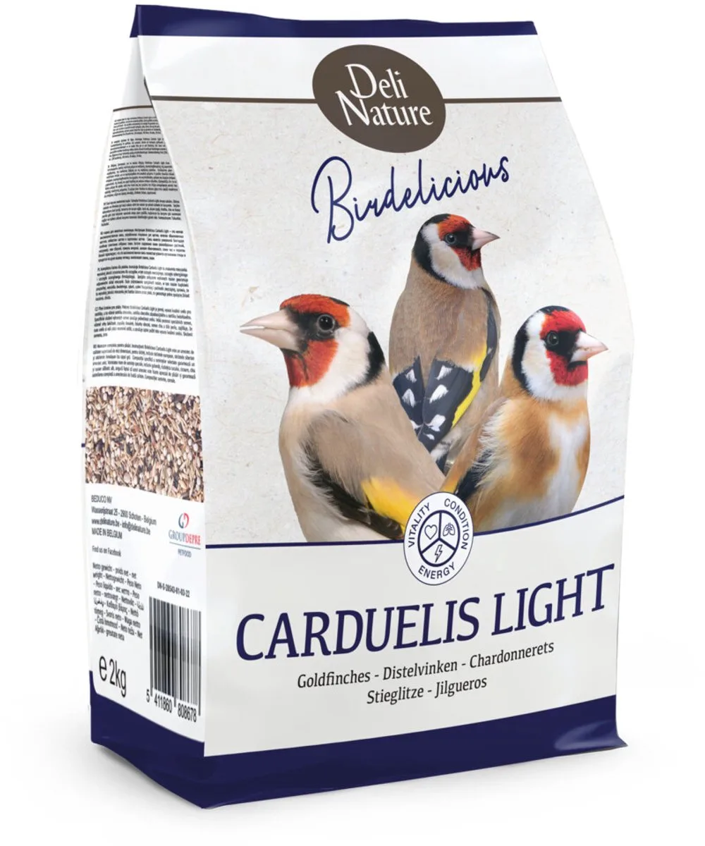 Carduelis Distelvinken Light Birdelicious - 2 kg by Deli Nature – product photo