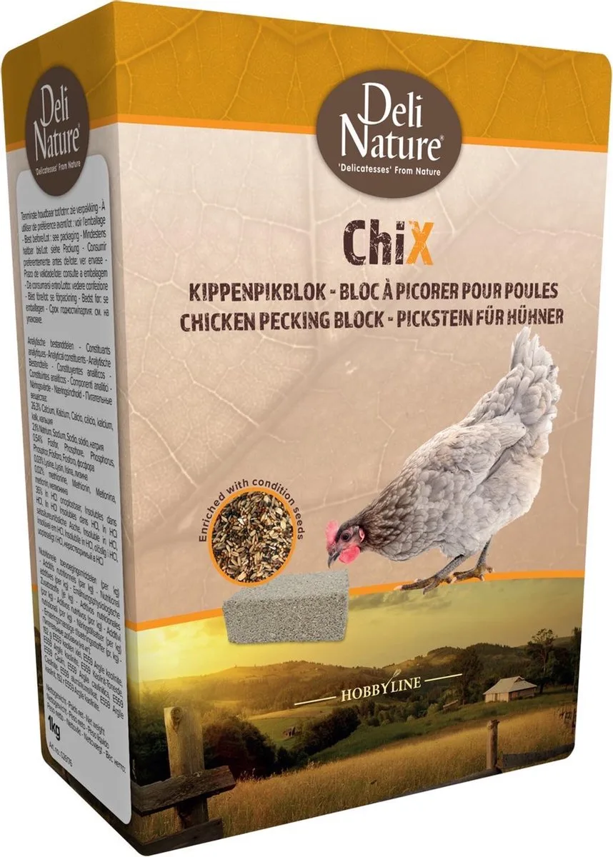 Chix Kippenpikblok 1 kg fra Deli Nature – produktbillede