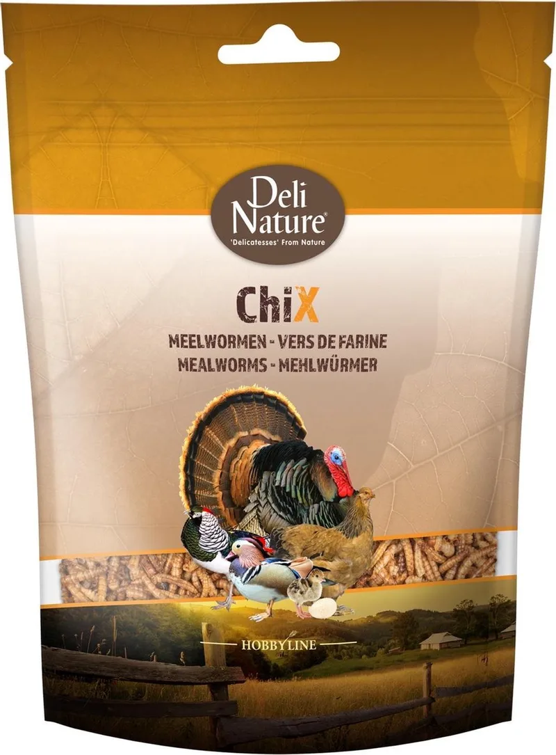 Chix Meelwormen - 200 gr by Deli Nature – product photo