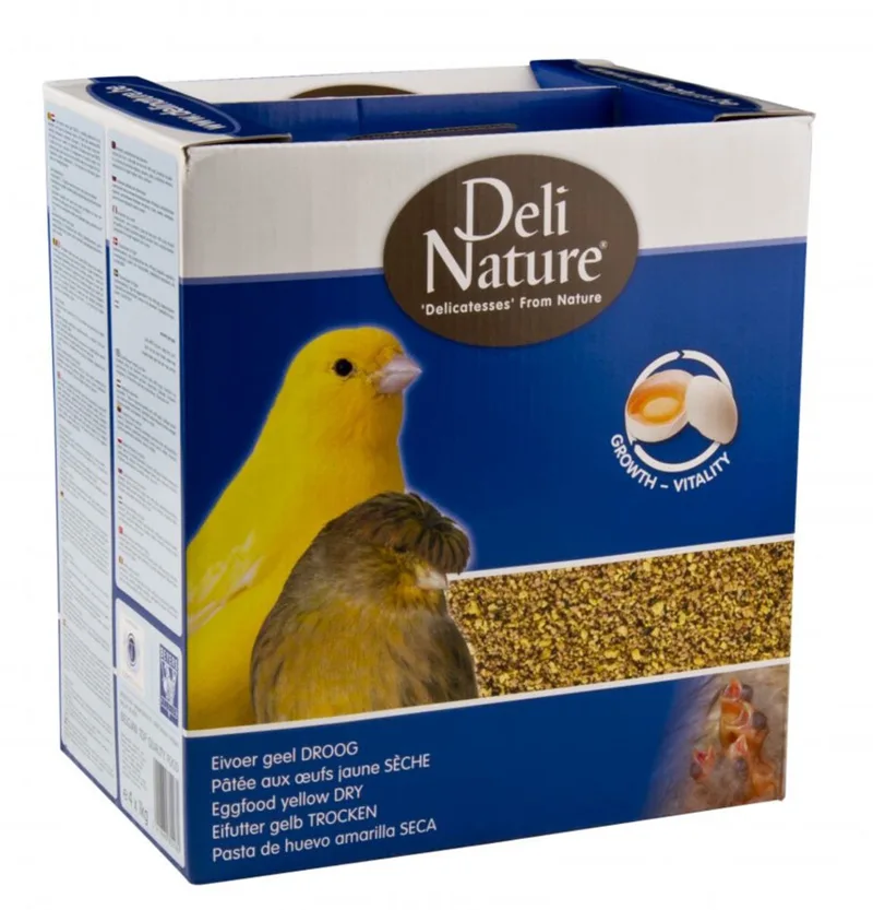 Eivoer Droog Geel - 4 x 1 kg - Voordeelverpakking by Deli Nature – product photo