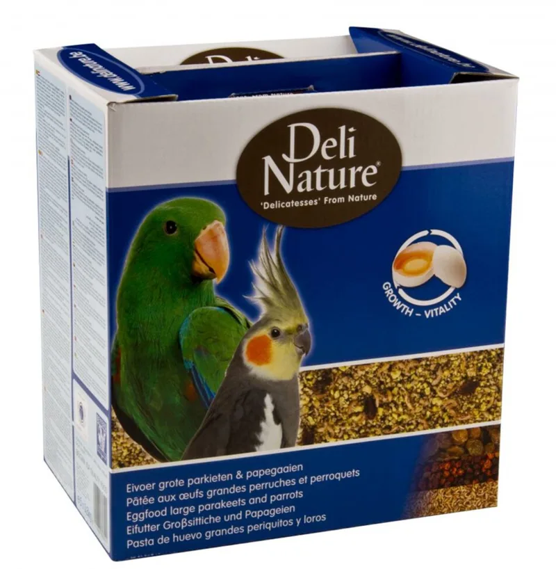Eivoer Parkiet en Papegaai - 5 x 800 gr - Voordeelverpakking by Deli Nature – product photo