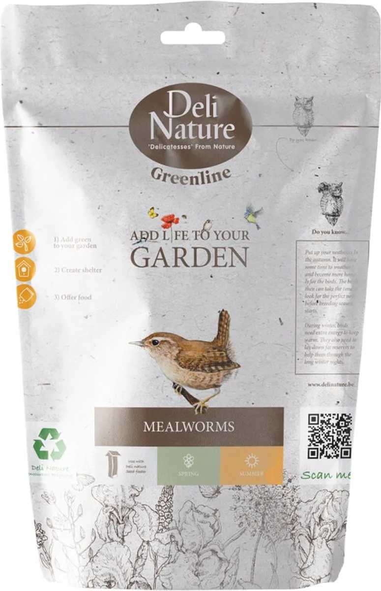Greenline Mealworms 200 gr de Deli Nature – photo produit
