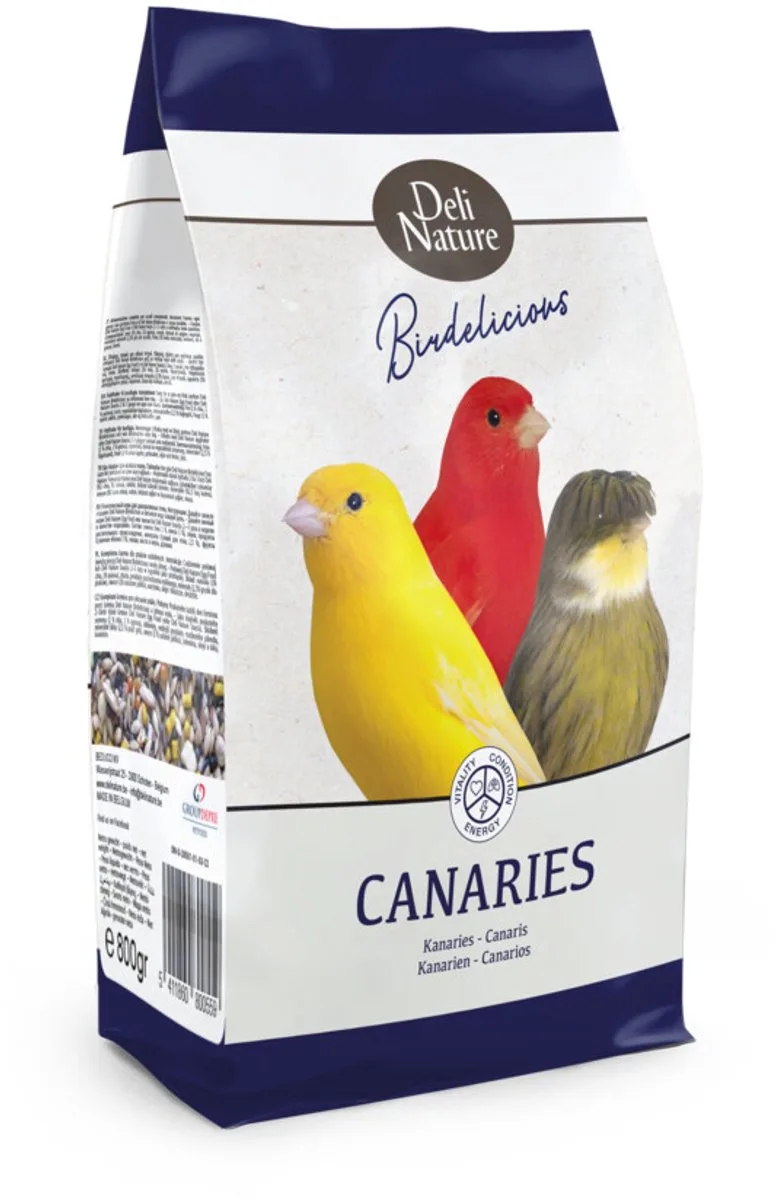 Kanaries Birdelicious - 5 x 800 gr - Voordeelverpakking de Deli Nature – photo produit
