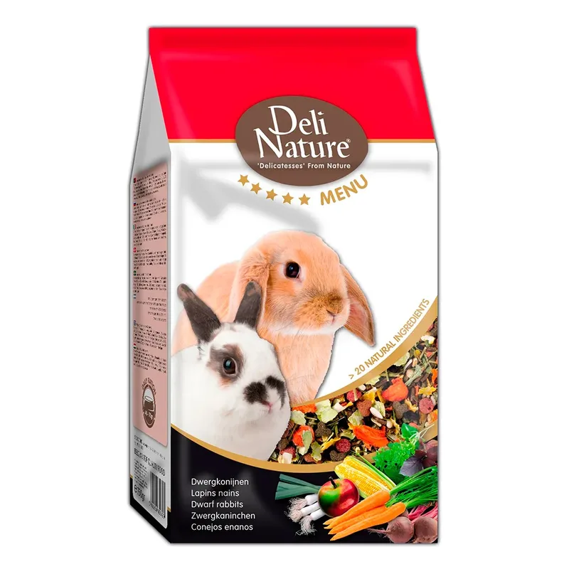 Menu 5* Para Enanos-5kg Konijnenvoer de Deli Nature – photo produit